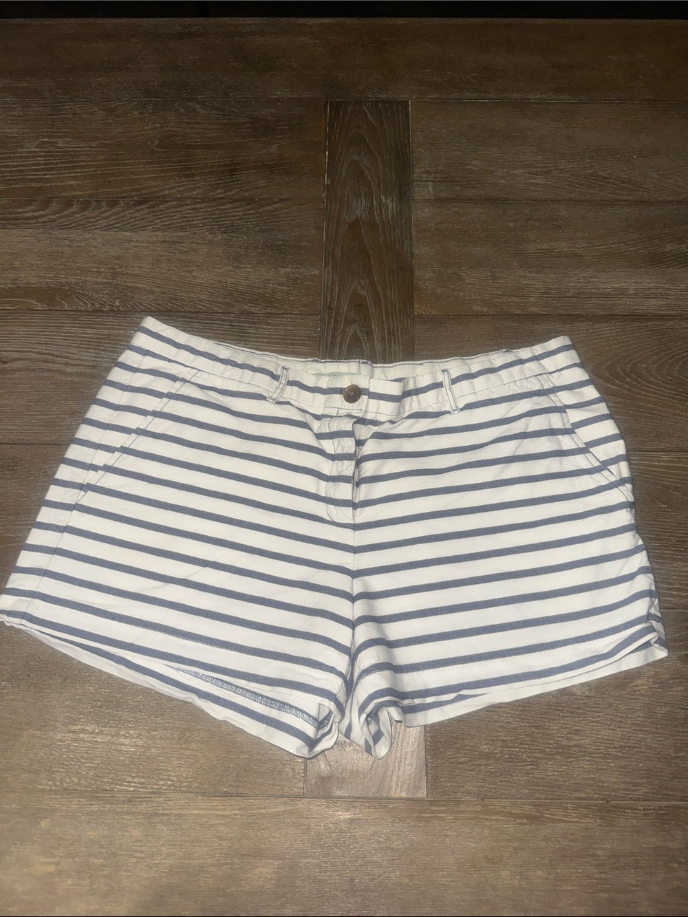 GAP Navy White Striped Shorts Size 12 Nautical Coastal Summer Shorts